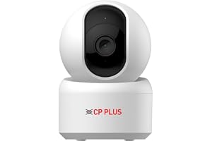 CP PLUS CP-E25Q 2MP Smart Wi-Fi CCTV Security Camera | AI Human Detection | Cloud Recording | Motion Tracking | STQC Certified | Privacy Mode | IR Night Vision | Google Home and Alexa Compatible