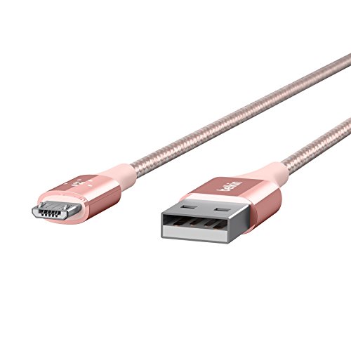 Belkin DuraTek Micro-USB/USB Kabel mit DuPont Kevlar (Premium Qualität, 1,2 Meter), rosegold - 4