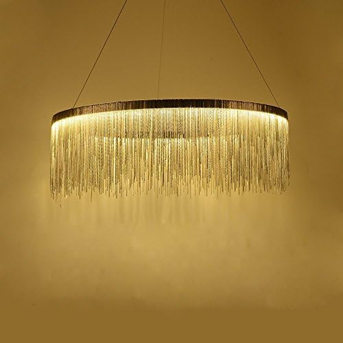 CEENLI Athena Tassel Aluminum Chain Creative Chandelier (24")