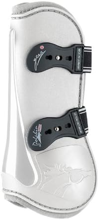 Gera 8024 Dolphin Pro Pair of Front Shin Guards White Size II/M
