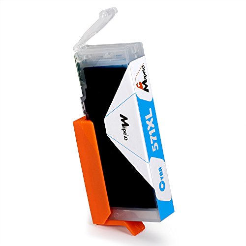 Mipelo Kompatibel PGI-570XL CLI-571XL Tintenpatronen, Verwendet in Canon Pixma MG7700 MG7750 MG7751 MG7752 MG7753 TS8050 TS8051 TS8052 TS8053 TS9050 TS9055 Drucker (1 Große Schwarze, 1 Kleine Schwarze, 1 Grau, 1 Cyan, 1 Magenta, 1 Gelb, 6 Stück) - 6