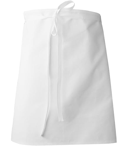 Tablier Court Premium DESERMO 50x80 Cm – Tablier Cuisine Coton Mélangé – Homme & Femme – Professionnel Ou Maison