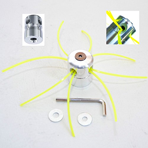 Aluminium Fadenkopf Alu Mähkopf Fadenspule Motorsense Freischneider 4 x Faden - 2