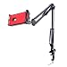 Produktbild Handy Halter Halterung Halter, bbring Aluminium Handy Halter, Universal Lazy Halterung 360 drehbarem flexiblem lang Arm Handy Halter für Handy, Pad (Fast Universal für 9,4–24,6 cm Handys und Tablets, passen auf Desktop Bett Mobile Stand für Schlafzimmer, Büro, Badezimmer, Küche, Schwarz)