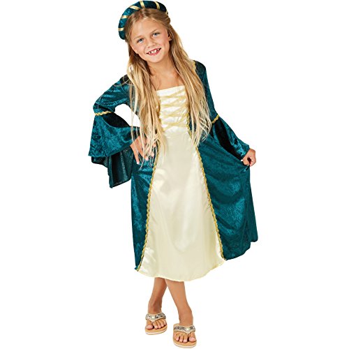 Buy TecTake dressforfun Girls’ Medieval Princess Costume Beautiful long dress Complete with