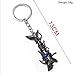Produktbild Vivian Hot Spiel LOL League of Legends Jinx Rocket Kanone Anhänger-Halskette Charms Cosplay Miniatur Spielzeug-Geschenk Metall-Schlüsselanhänger (Metall Schlüsselanhänger)