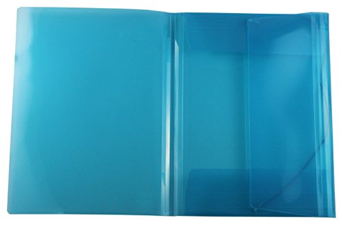 exxo by HFP Carpeta Carpeta con goma el stica A4 PP con estructura con 3 solapas y cierre de goma color turquesa exxo by HFP Carpeta Carpeta con goma el stica A4 PP con estructura con 3 solapas y cierre de goma color turquesa