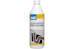 HG Sturalavandino per Cucine - Stura Lavandini e Scarichi Naturale, Sicuro per Fosse Settiche, 1 L