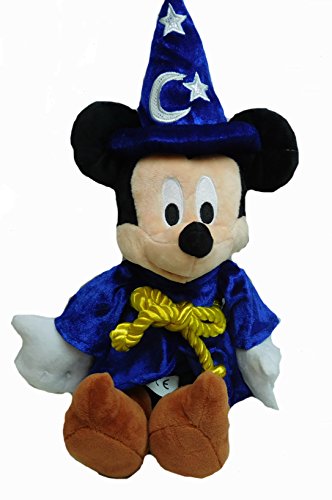 Preisvergleich Produktbild Plüschtiere Plüsch Figur Mickey Mouse Zauberer 40cm hoch Disneyland Paris