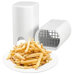 Collectrio Potato/Vegetable Finger Chips Cutter - Potato Cutter - Dicer/Chopper with Container - French Fries Make