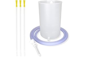 Dr. Wunder® Dispositivo de enema de de 1 litro con 3 accesorios de enema (40 cm) | Set completo de irrigador de | Incluye instrucciones detalladas | Libre de BPA
