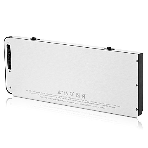 SLODA Laptop Ersatz Akku für Apple Macbook 13″ A1278(2008 Version) A1280 Macbook 13 Zoll Aluminium-Unibody Replacement Batterie MB466CH / A / MB466D / A Series [Li-Polymer, 10.8V, 5000mAh] - 3