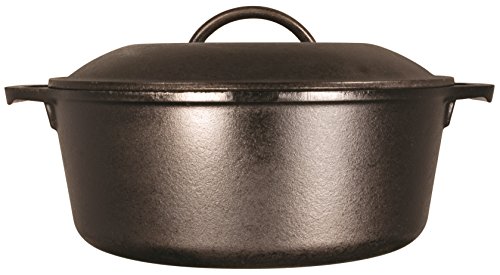 Lodge Logic L8DOL3 Schmortopf mit Schlaufengriffen, bereits eingebrannt, 4,7 l - 2