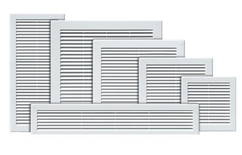 Awenta - Tapa de rejilla para sistema de respiración (200 x 200mm), color blanco
