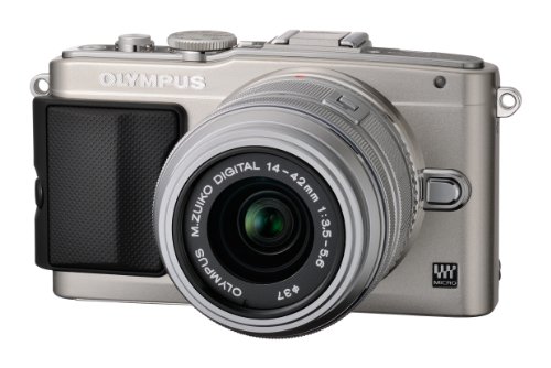 Olympus Pen E-PL5 Compact System Camera - Silver (16.1 MP, M.ZUIKO Digital 14 -42mm II R Lens Kit) 3 inch LCD