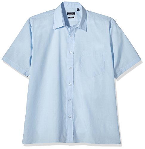 Premier WorkwearShort Sleeve Poplin Shirt Light Blue XXXXX-Large (Manufacturer Size:19)