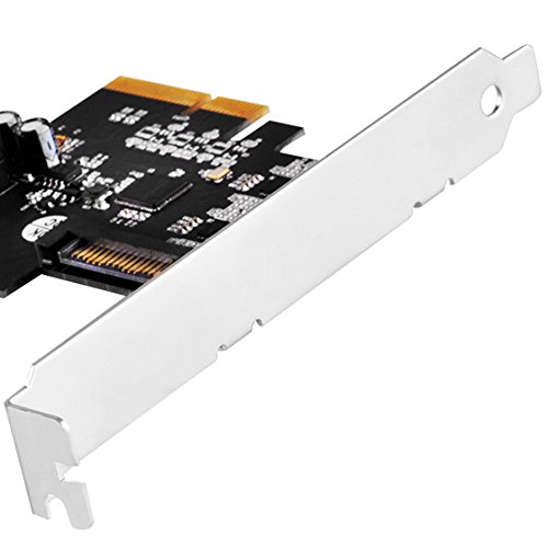 SilverStone SST-ECU04-E – PCI-E Erweiterungskarte, 1x intern USB 3.1 19-pin Anschluss, 10 Gbps, ReDriver ASIC chip, low-profile geeignet - 12
