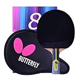 UN JUEGO PERFECTO: 1 paleta de ping pong, 3 bolas, 1 bolsa de embalaje de mariposas, 2 películas protectoras, 1 tira de protección de esponja, 1 agente de limpieza, 1 papel esmerilado, 1 conveniente caja de bolas, hará felices a todos, y también hace un Gran set de regalo.