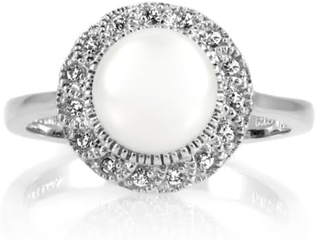 Eira's Freshwater Button Pearl Ring - Final Sale