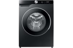 Samsung Series 6 AI Energy + Auto Dose Washing Machine, 9kg, 1400rpm, Black, WW90DG6U85LBU1