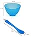 Winrembrandt Packed 4 In 1 Facial DIY Mask Bowl Brush Spoon Tools Set Blue