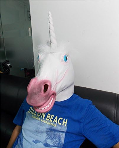 Unicorn Mask Funny Creepy Masks unicorn mask child halloween masks
