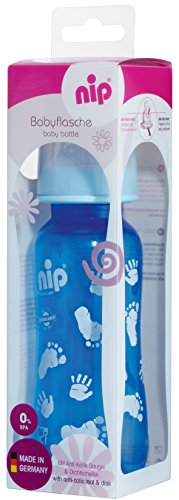 nip Standardflasche PP mit Trinksauger Anatomisch Silikon, 0-6 Monate, Größe M, 250 ml, Boy - 5