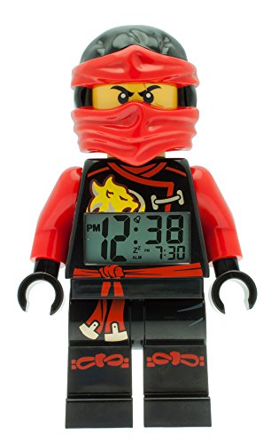 LEGO Unisex Wecker Digital Red 9009440