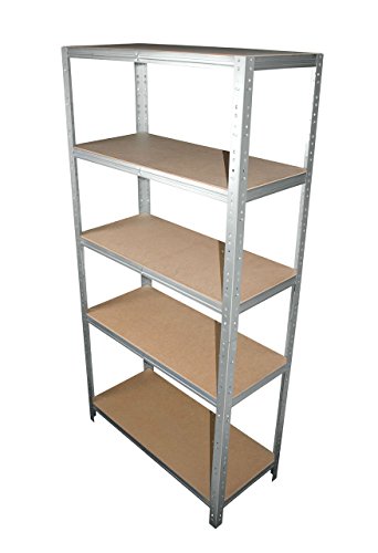 Steckregal 200x70x50 cm verzinkt 5 Böden Lagerregal Metallregal Kellerregal Regal Regalsysteme - 2