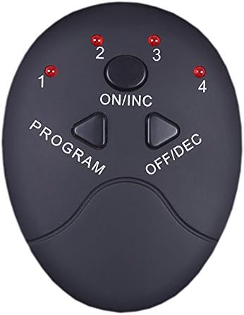 Muscle Toner ABS Stimulator ESMK Portable Ultimate Abs Stimulator Abdominal Unisex Massage Toning Home Office Fitness Equipment for Abdomen/Arm/Leg Training (Host Black)