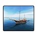 Produktbild Pirate Sunset Eternal Ship Office Rectangle Non-Slip Rubber Mouse Pad Comfortable Gaming Mouse Pad for Laptop Displays Tablet Keyboard