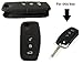 KMH Silicone Key Cover for ford Ecosport/Fiesta 3 Button Flip Key (Black) RS.199.00