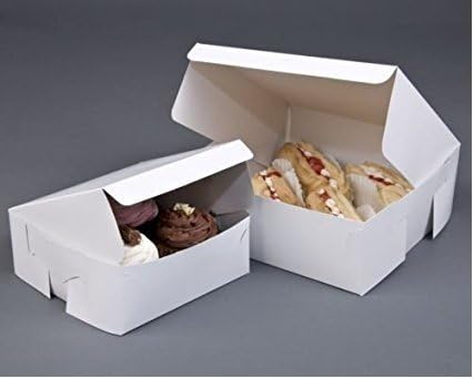 Folding Cake Boxes Pack of 25 - Sizes from 6" - 12" - (10" Folding Box)