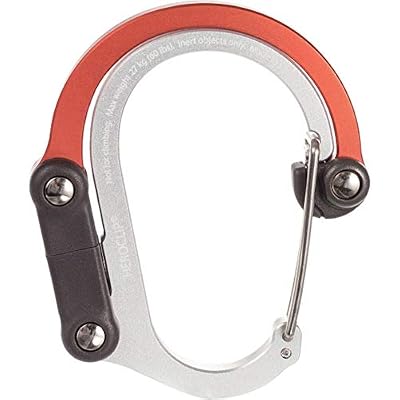 Heroclip multifonction 3 en 1 Mousqueton avec rotatif pliable Crochet - Pince solide pour le camping, Voyage, aventure Outil, Sports, accessoire, organisation Gadget, bébé Landau