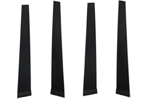 EVOLUTION CAR SPARES Doors Centre B Pillar Trim Set Fits Ford Fiesta 5 Doors Mk5 2001 to 2008 with Sponge and Snap Ring, 1473673, 1473674, 1473675, 1473676