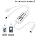Produktbild Bluetooth Controller, ALED LIGHT Bluetooth LED Streifen Licht Controller mit 24 Tasten IR-Fernbedienung für RGB LED Strip LED Band Smart Phone APP Control Smart Controller für IOS und Android