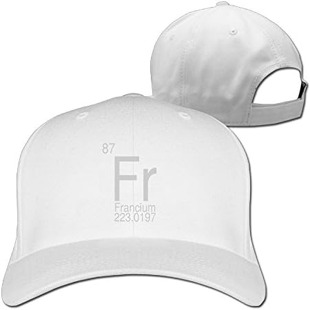 Facsea Runy Custom Fr Francium Adjustable Hunting Peak Hat &amp; Cap White