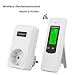 Produktbild FLOUREON Thermostat Wireless Steckerthermostat RF Stecker Heizkörperthermostat Heizen Kühlen Temperatur Regler Controller