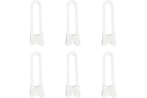 YIHECWY 6 Pieces Sliding Cabinet Locks Child Safety Cupboard Locks U-Shaped Child Cabinet Locks Child Proof Locks for Cupboard Kitchen Bathroom Storage Doors Knobs