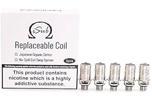 Innokin iSub Replacement Coils 0.2ohm for SMARTBOX Starter Kit,Cool Fire IV iSub VE starter kit,CoolFire IV Plus iSub A mini kit,CoolFireIV TC100 iSub VE kit- 5pcs in a pack