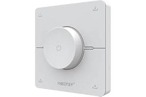 LIGHTEU®, Miboxer 2,4 GHz obrotowy CCT zdalne sterowanie sceną z uchwytem magnetycznym, temperatura barwowa, jasność ściemniana, K0