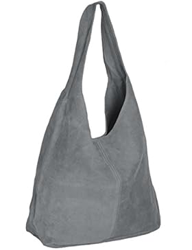 ImiLoa Ledertasche Tasche groß Shopper Wildleder Handtaschen Schultertaschen Beuteltasche Leder Lederhandtasche...