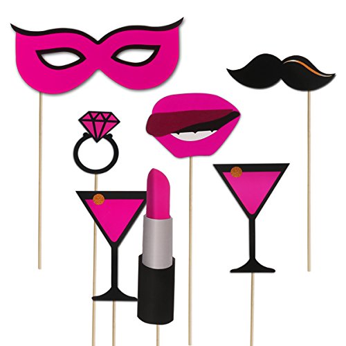 TINKSKY Fotorequisiten Junggesellinnenabschied Bachelorette Photo Booth Props 25 Stück - 4