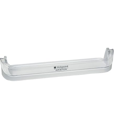Mensola Trasparente Ricambio Per Frigorifero Hotpoint - Larghezza 410 Mm, Codice C00283225, Per Modelli HS2321L, HS3022VL, HSZ2321L