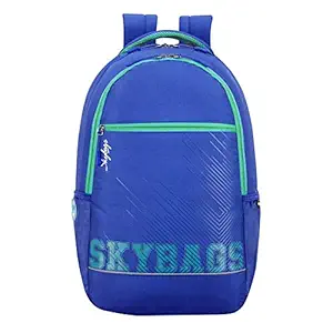 SKYBAGS Campus Plus Blue College Laptop Backpack 30L