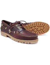 Pielsa 1109 Naútico Wintermoc - Naútico de piel color marrón y piso de goma para hombre