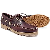 Pielsa 1109 Naútico Wintermoc - Naútico de piel color marrón y piso de goma para hombre