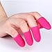 Yistu Nail Polish Remover,10PC Professional Nail Art Soak Off Cap Clip Nail Art Soak Off Cap Clippers (Red)