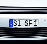 2-teiliger Kennzeichenhalter jeweils für vorne und hinten