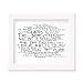 Produktbild `Noir Paranoiac` Kunstdruck - COLDPLAY - A Rush of Blood to the Head - Unterzeichnet und Nummerierten Limitierte Auflage Typografie Ungerahmt 25 x 20 cm Wand Kunst Druck Text Lyrisch Plakat - Song Lyrics Art Print Poster